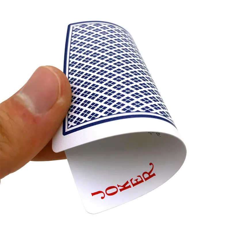 Playing Cards 2 Set Bridge Pattern Poker Baccarat Plastic Waterproof Playing Cards Little Letters Texas Hold&rsquo;em Board Game 2.28*3.46 inch