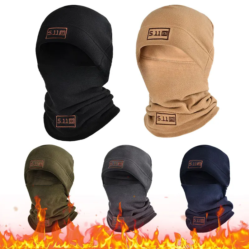 Balaclava Mask Winter Warm Polar Coral Fleece Men Face Neck Warmer Beanies Thermal Head Cover Tactical Military Sports Ski