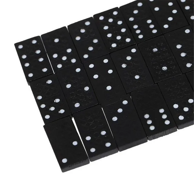 Domino with Wood Storage BoxDomino Board Games With Instructions Educational Toy for Kids- Very Suitable for Family Game Nights 5