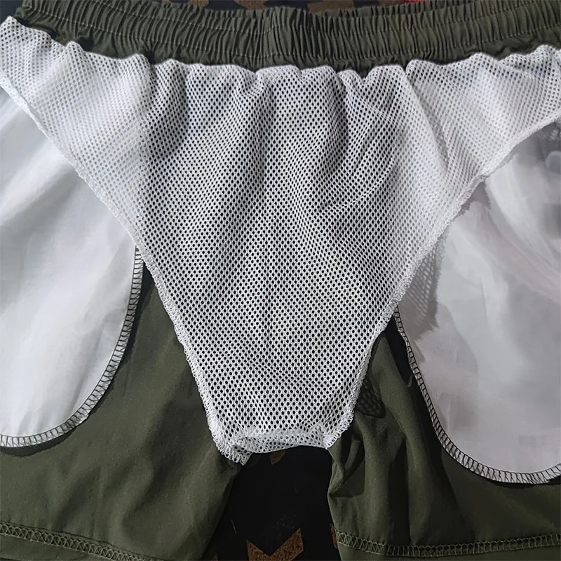 Swim Trunks Swim Shorts Men Zipper Pockets Mesh Liner Summer Beach Quick Dry