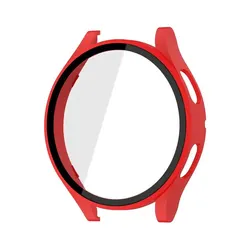 Durable PC Shell Screen Protector Cover for Galaxy Watch 5 44MM (Red)