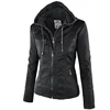 Winter Faux Leather Jacket Women Casual Basic Coats 2022 Ladies Basic Jackets Waterproof Windproof Coats Female Ropa de Mujer 5