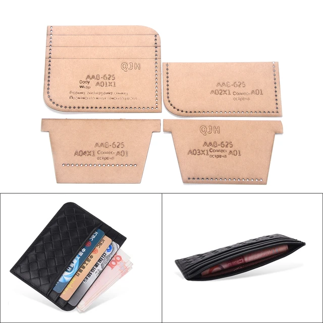 4-Pocket Vertical Wallet, Acrylic Template 