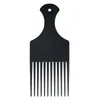 1 Piece Wide Teeth Brush Pick Comb Fork Hairbrush Insert Hair Pick Comb Plastic Gear Comb For Curly Afro Hair Styling Tools 3