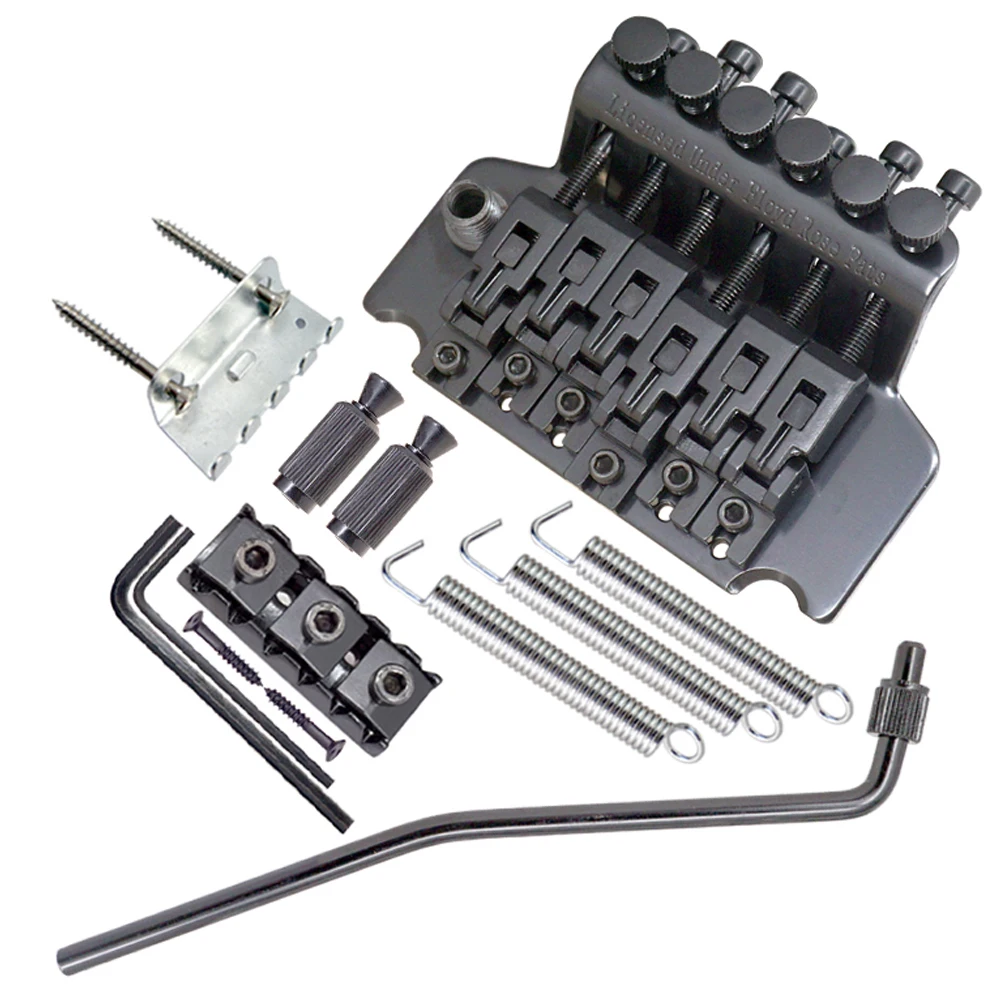 6-saitiges Double Roll Saitenhalter Sattel Tremolo Bridge System für den Austausch von E-Gitarren