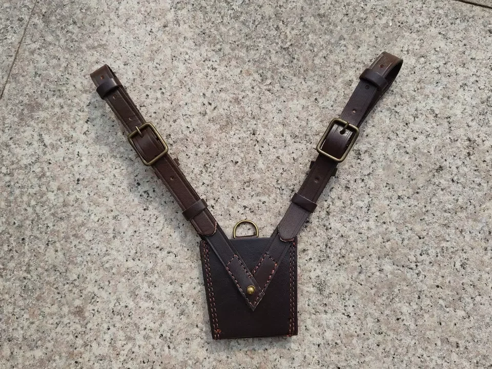 Military BRITISH SAM BROWNE LEATHER BELT sword frog for belt