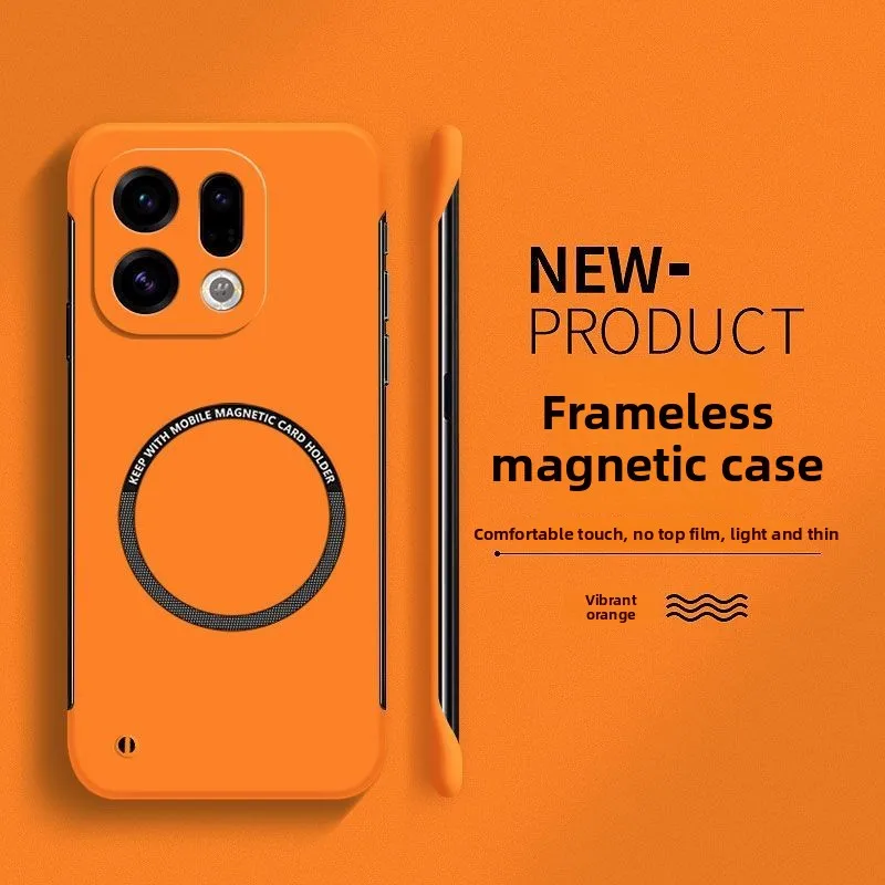 Ultra Thin Frameless Magnetic Phone Case - Rugged Matte Protective Cover