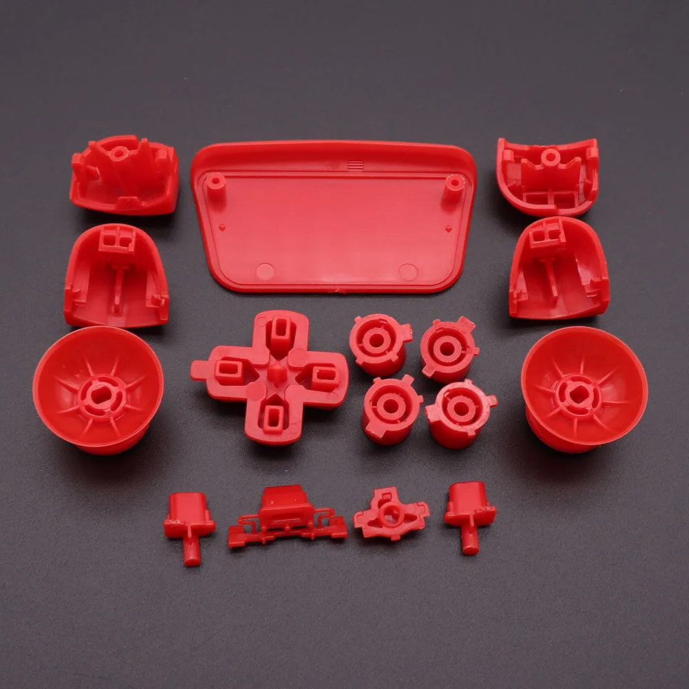 Replacement Buttons Set D-Pad L1 R1 L2 R2 Trigger Button Key Accent Ring For PS5 BDM-010 V1 Controller