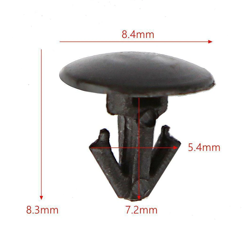 

Car Interior Accessories Plastic Screw Trim Clips 10pcs 9.2mm ABS Plastic Automotives Clips For Nissan Qashqai