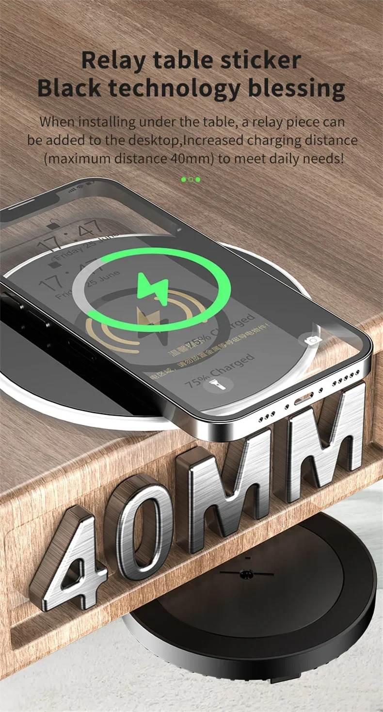 Charging Stations Distance Charging Wireless Charger Pad Stand