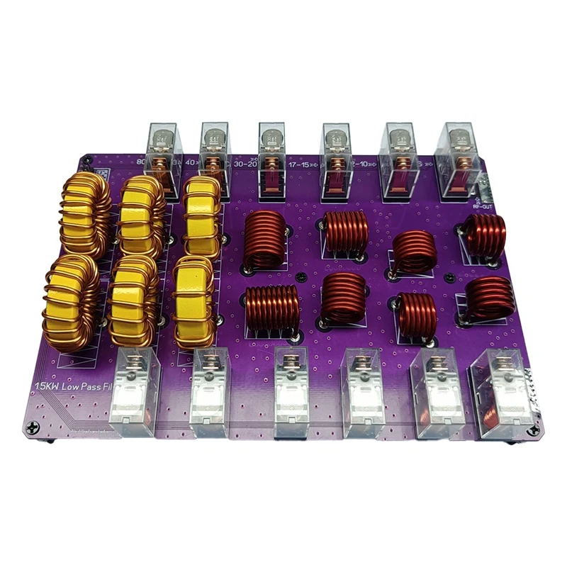 1500W 50&Omega; 10 Band Low Pass Filter 10 Band Low Pass Filter For Shortwave Power Amplifiers