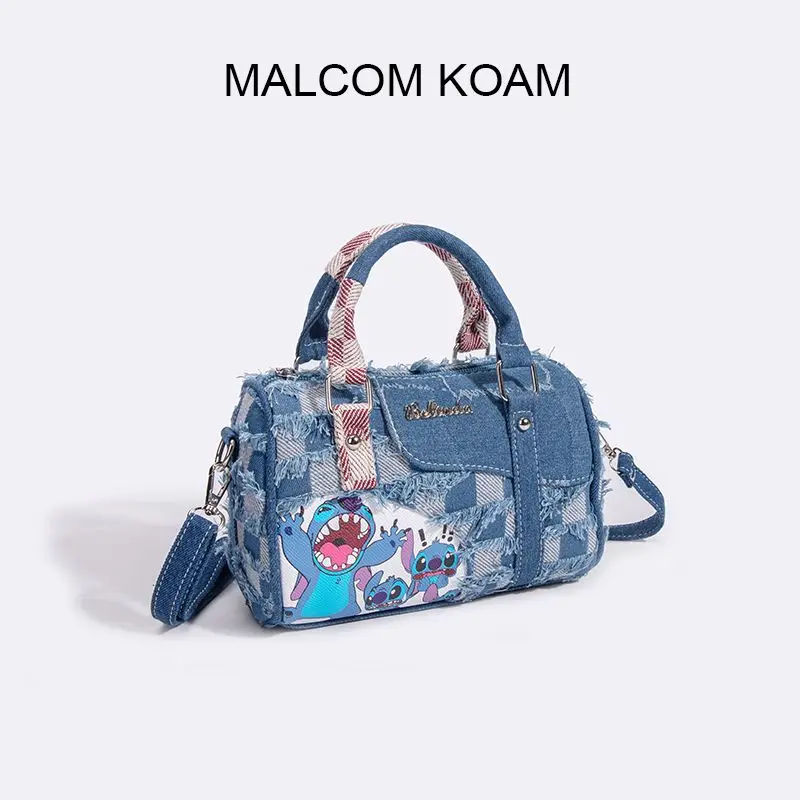 

Disney New Stitch Original Ladies Handbag Luxury Brand Fashion Ladies One Shoulder Messenger Bag Large Capacity Cartoon Handbag