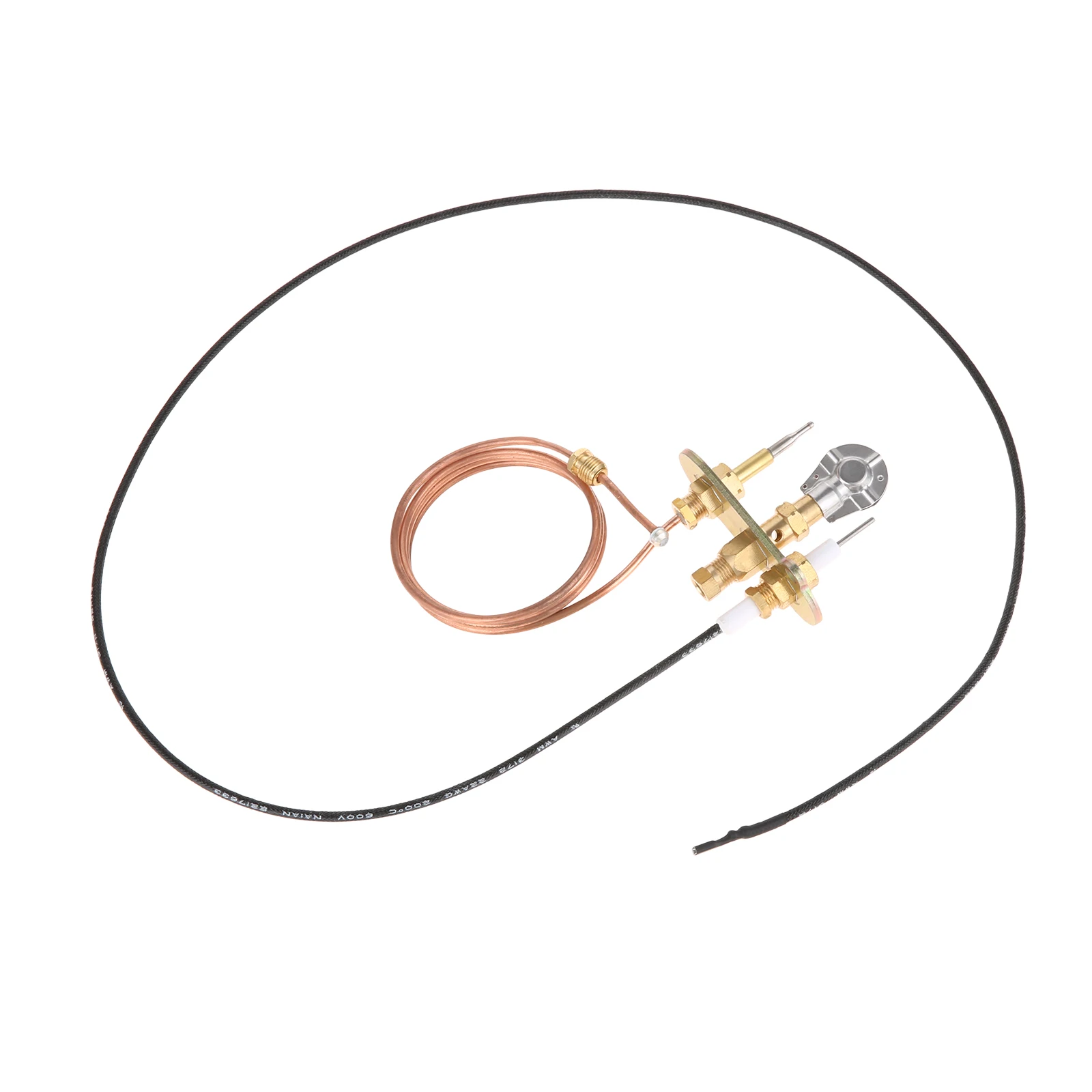 Gas Thermocouple Valve Liquefied Gas M8*1 Thermocouple Ignition 900mm Pilot Burner set fit for Fireplace Gas Water Heater Replacement
