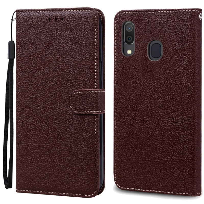 Leather Wallet Flip Case for Samsung Galaxy A40 - Stylish and Protective Cover