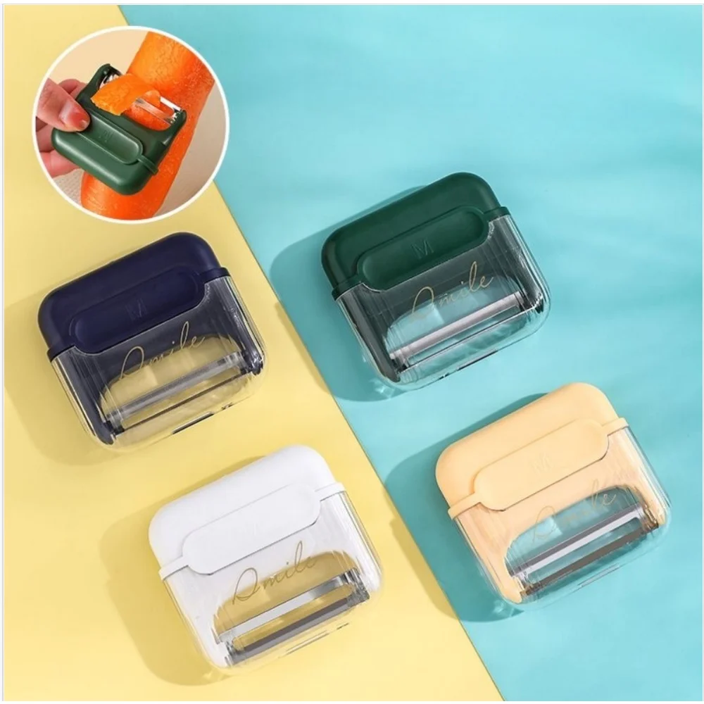 Portable Fruit Peeler Magnetic Peeler Home Multi-Function Fruit Peeling Knife Scraper Vegetable Apple Potato Peeling Too