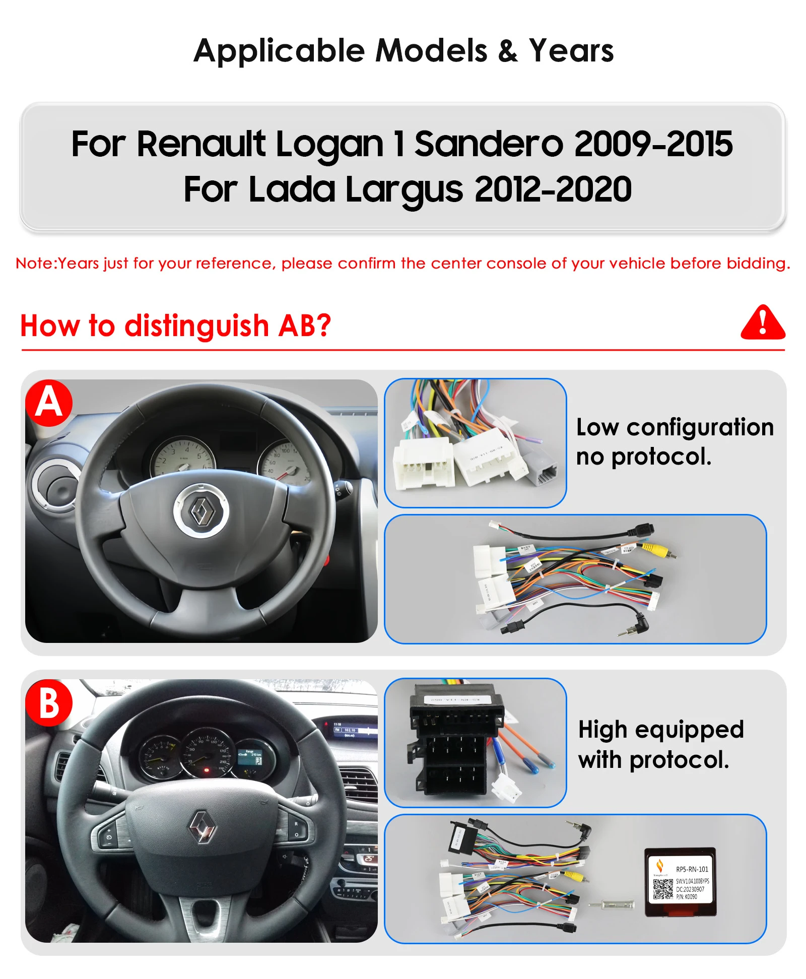 Hizpo Auto-Multimedia-Radio für Lada Renault Logan 1 Sandero 2009-2015 Für Lada Largus 2012-2020 Carplay 4G GPS Autoradio Carplay – Detail 6