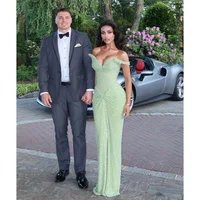 V‑neck Mermaid Dress – Off-Shoulder Tight Corset Party Wear