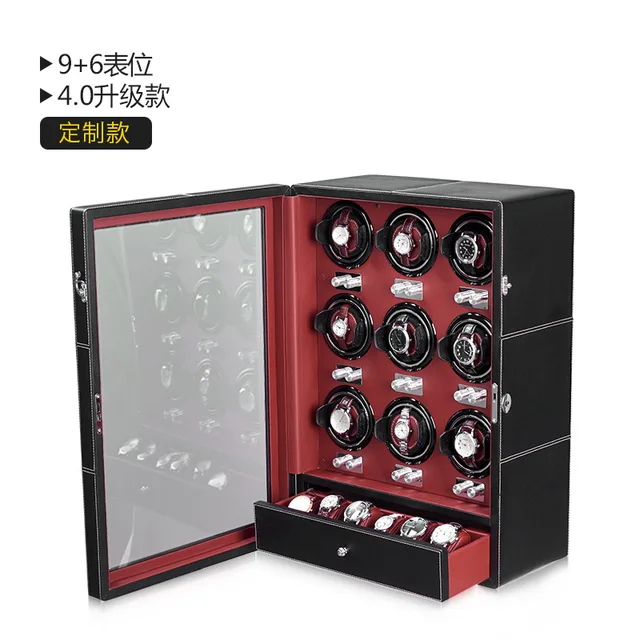 Silent Movement Watch Winders Automatic Rotating Winder Watch Box