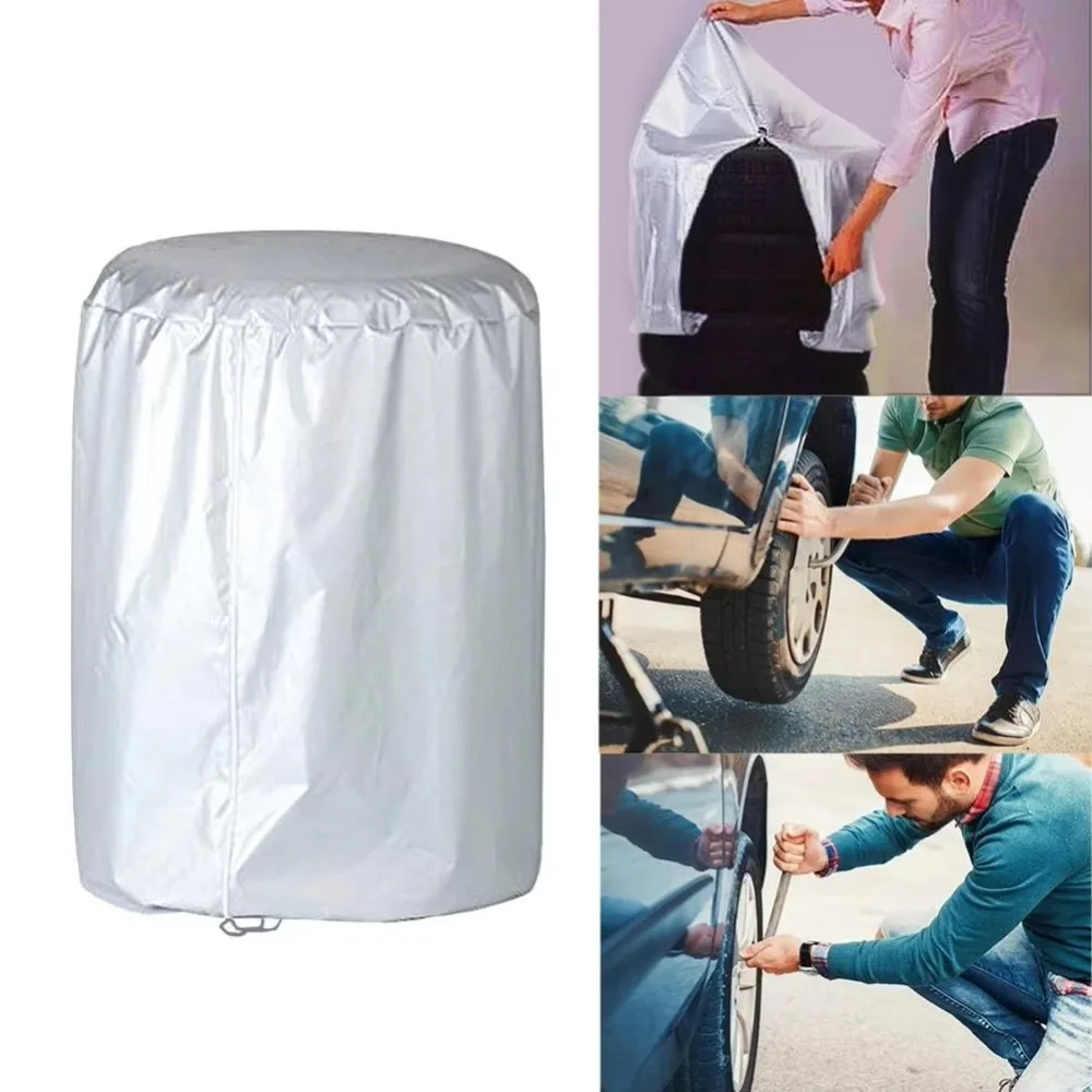 Multisize Car Tire Cover 4 Tires Capacity Dustproof Tire Storage Bag Waterproof Big Capacity Wheel Protector tire cover