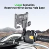 FANAUE Socket swivel arm Compatible 1 inch ball mount With M6/M8/M10/1/4" Screw/25mm Ball for Bicycle Motorcycle Camera 4