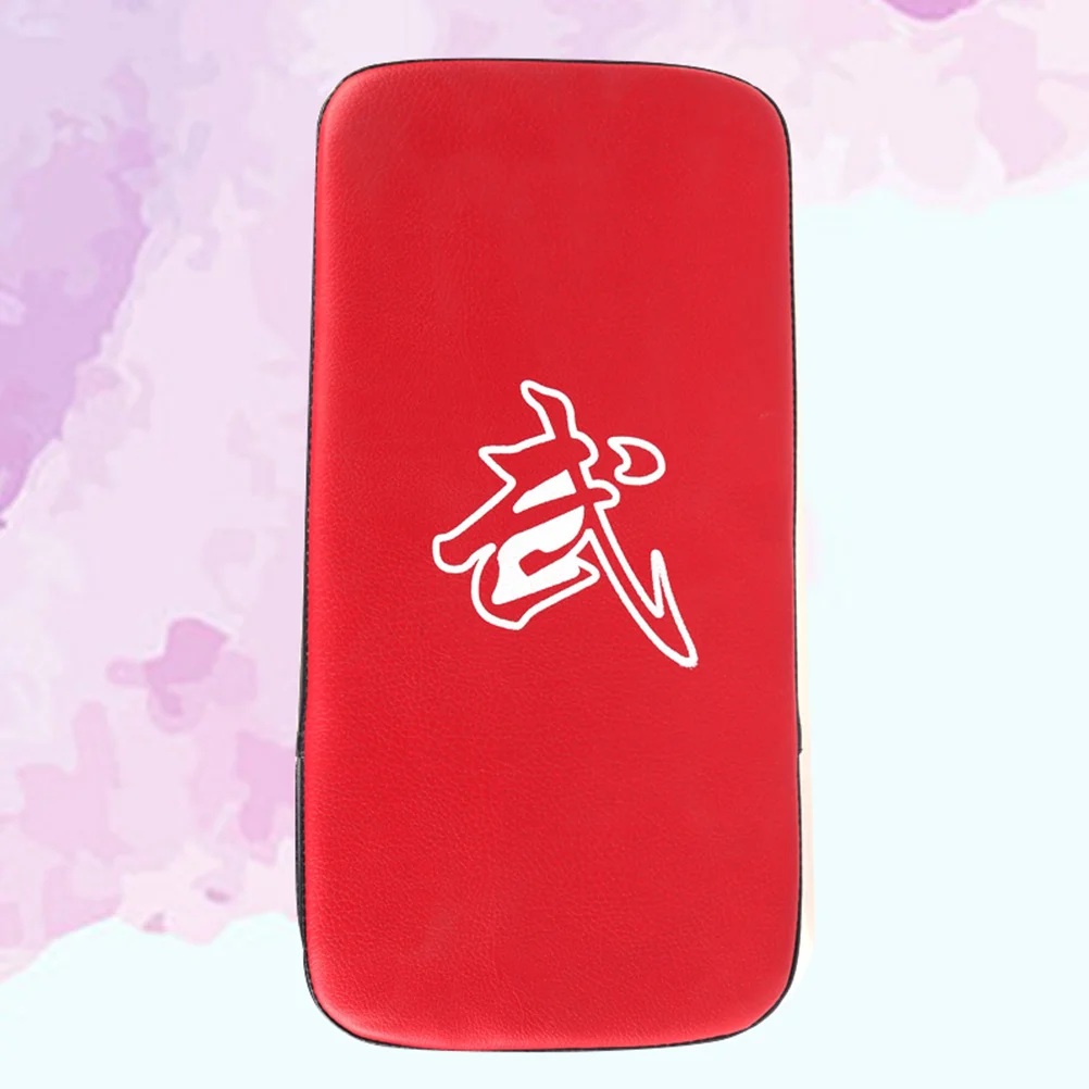 

Durable Kickboxing Pad Sanda Karate Taekwondo Punching Training Foot Pad (Red)