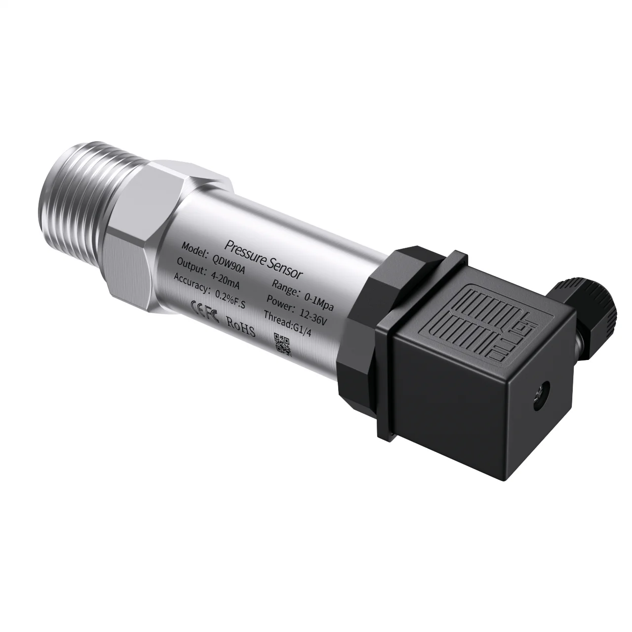 G1/4 pressure transmitter sensor 1bar 10bar 60bar 60Mpa DC24V DC5V pressure transducer hydraulic 4-20mA 0-10V 0.5-4.5V 0-3.3V