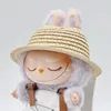 New Labubu Clothes | Beautiful Multi-Color Sun Hat for Dolls