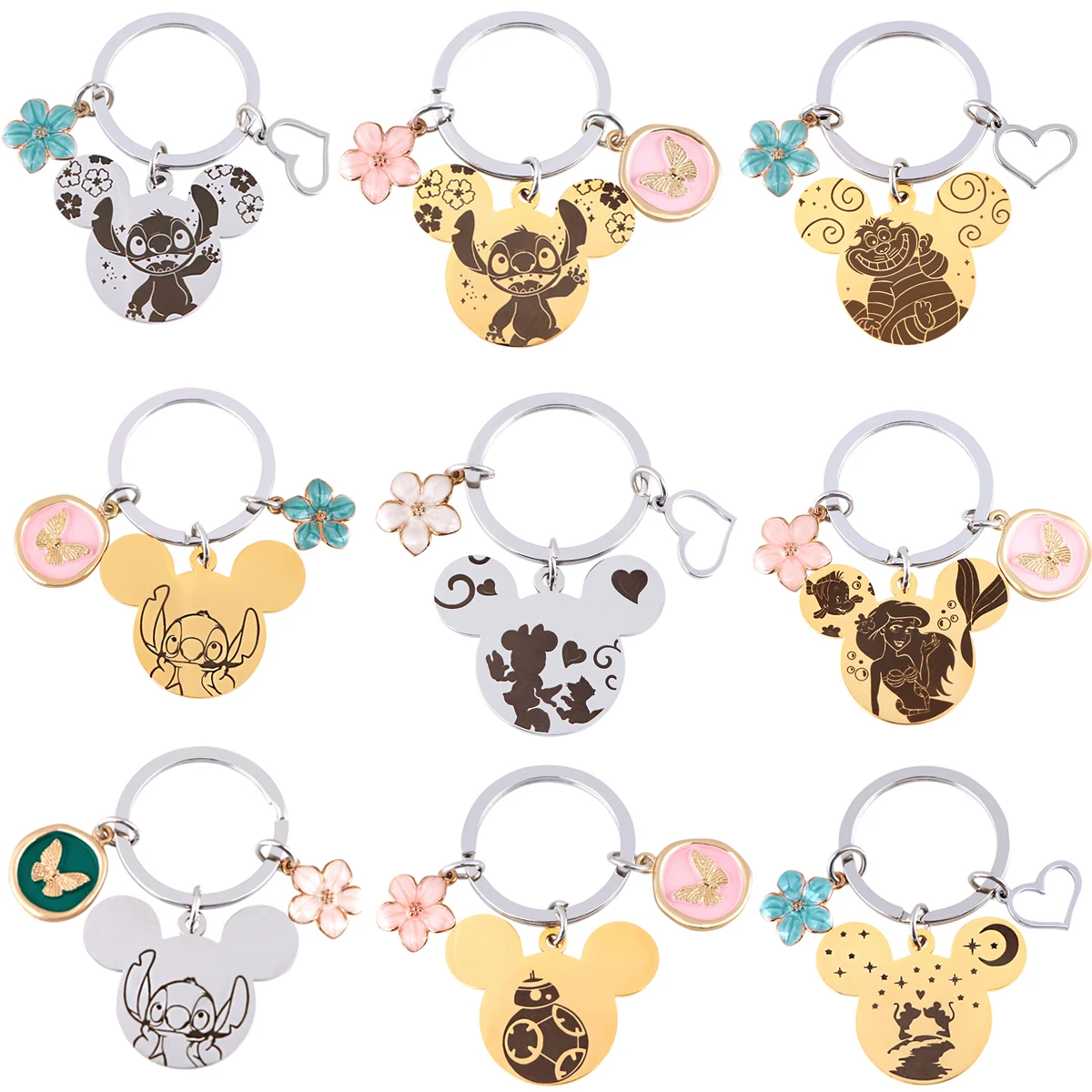 LV x MickeyMouse Keychain - Pink Bow – ANDRA'S