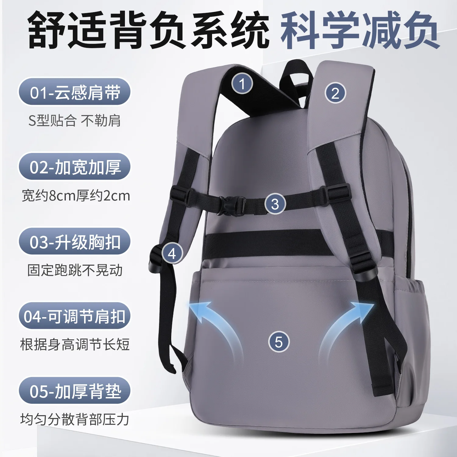 Zaino per bambini, zaino scolastico per bambini delle scuole primarie, per ragazzi, grande zaino ortopedico, zaino scolastico impermeabile, borsa grande per libri, mochila infantil - immagine 4