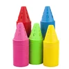 10 PCS Thickened Windproof Roller Stake Marking Training Cones Traffic Control Solution for Football Training and Stadiums 4