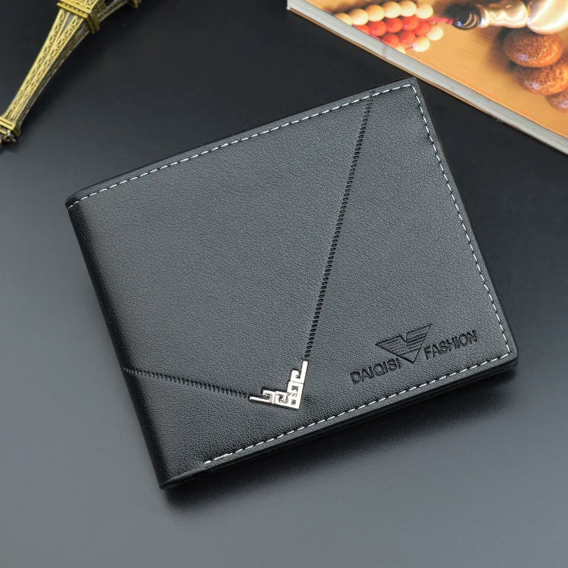 New Men's Wallet, Men's Short Wallet, Young Man, Simple Fashion