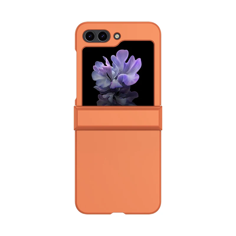 Premium Candy Color Hard Shell Phone Case with Hinge Connection