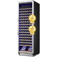 Wine Cooler Refrigerator,with Professional Temperature Control System, Freestanding or Built-in installation, Quiet Operation 1