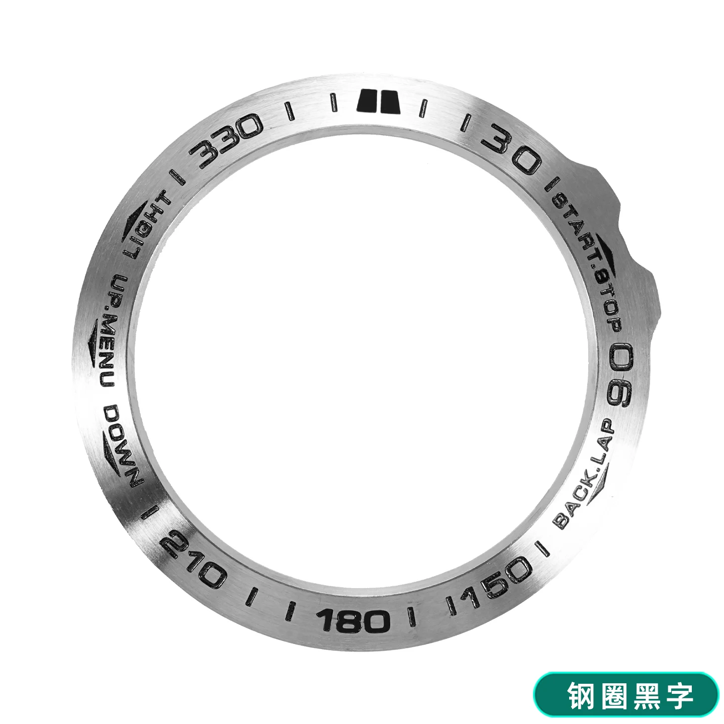 Premium Stainless Steel Bezel Ring with Anti-Scratch Protective Adhesive