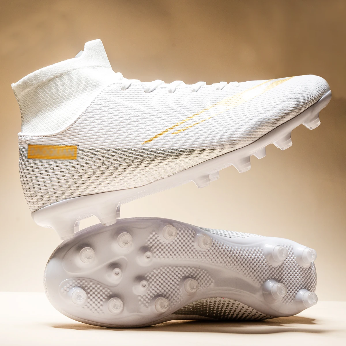 Unisex Professional Breathable High-Top Soccer Boots – Dual-Color Options