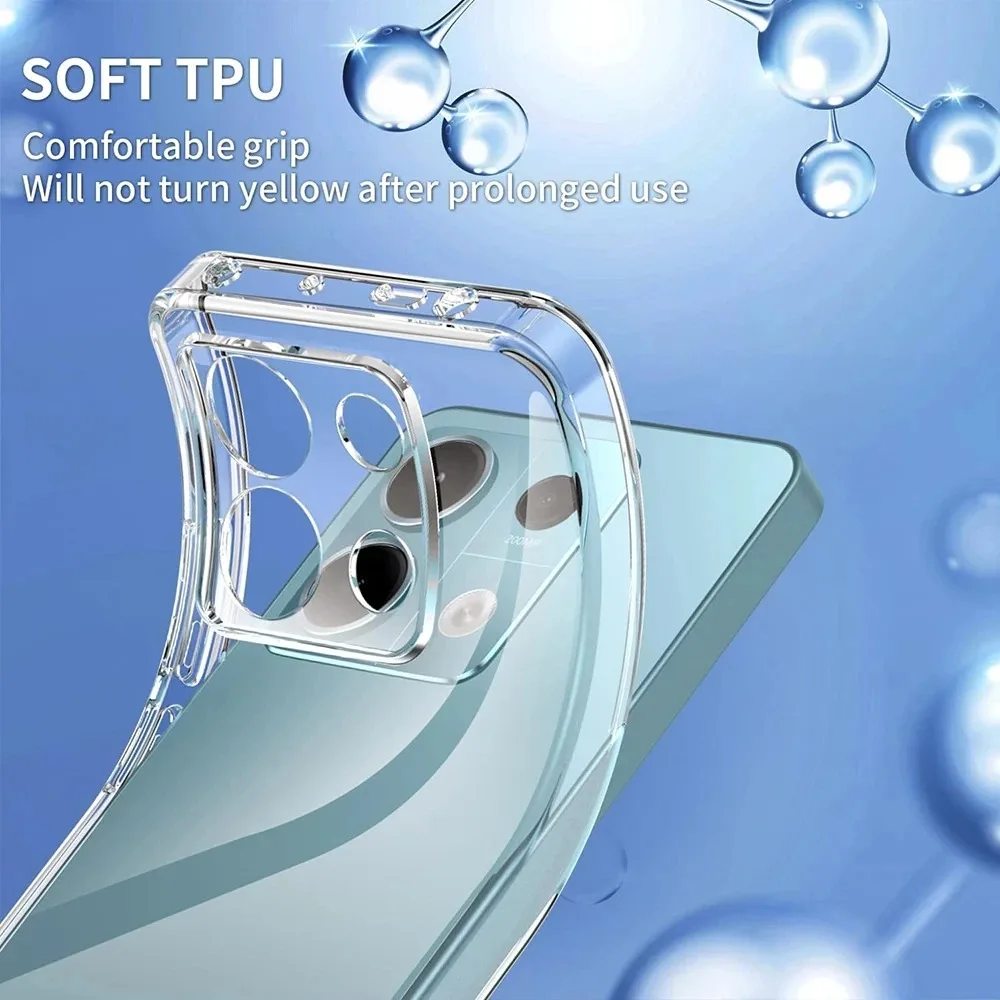 Ultra Thin Transparent Silicone Phone Case - Soft Protective Cover