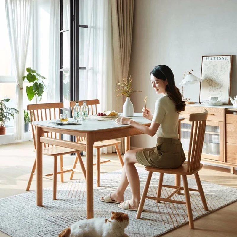

Wooden Luxury Dining Tables Marble Kitchen Modern White Dining Table Mobile Coffee Living Room Mesas De Jantar Furnitures