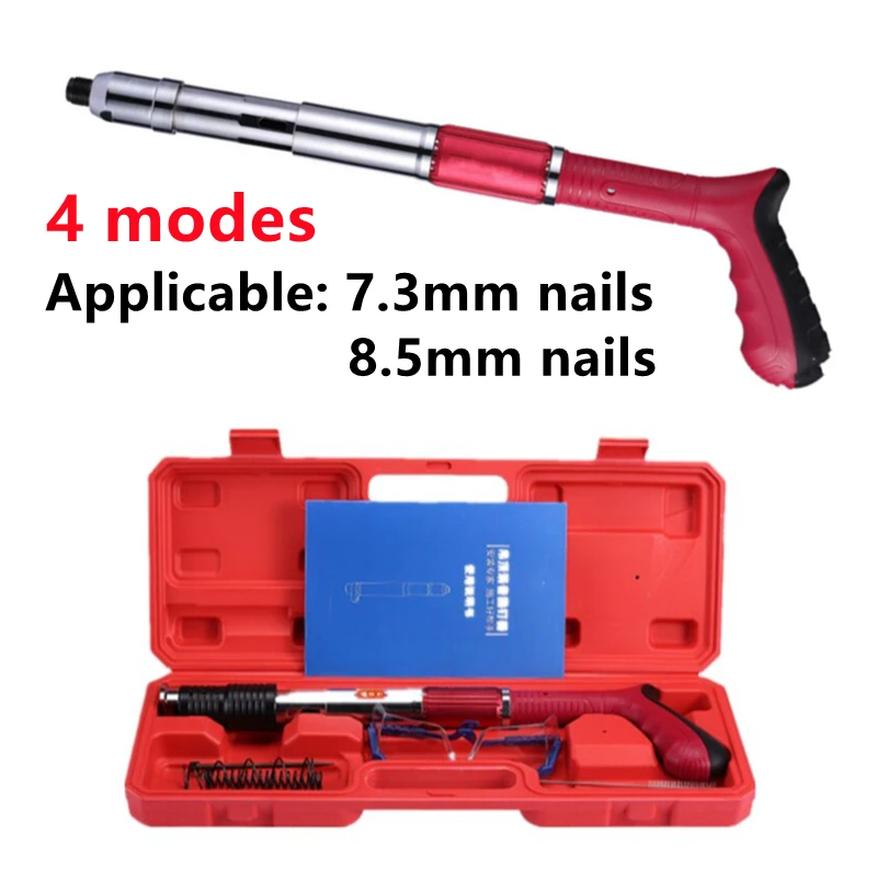Power Tool Steel Nail Guns Rivet Tool Mini Nail Gun Water Electricity Elevator Cable Slot Installation Decoration Tool for 7.3mm 2