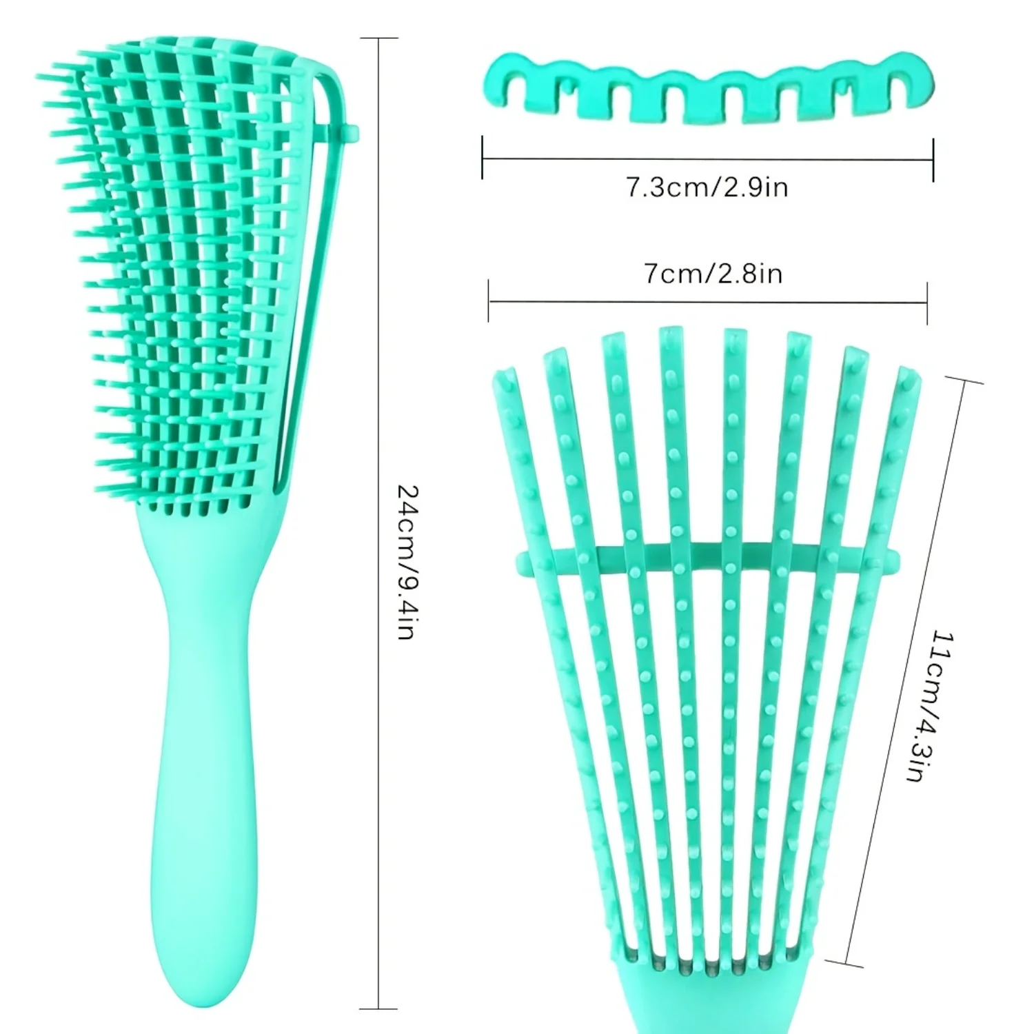 Detangling Hair Brush Massage Wet Hair Comb Detangler Brush Wavy/Curly Wet/Dry/Oil/Thick