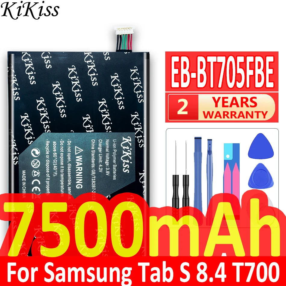 Kikiss Batteria Per Samsung Galaxy Tab S5E 10.5/S4 10.5/S3 9.7/S2 8.0/S 8.4 10.5/A2 10.5/A 10.1 2016 2019 9.7 8.0 7.0 Batterie