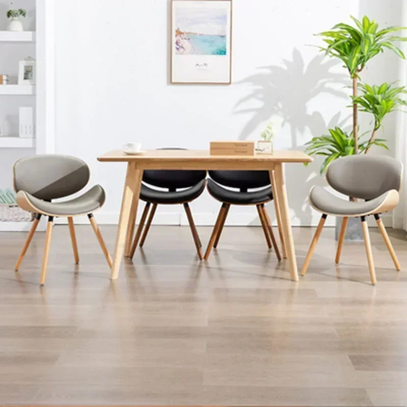 Kitchen Chair European Modern Simple Luxury Chair Back Space Saving Practical Solid Wood Dining Nordic Furniture dining chairs dining chair