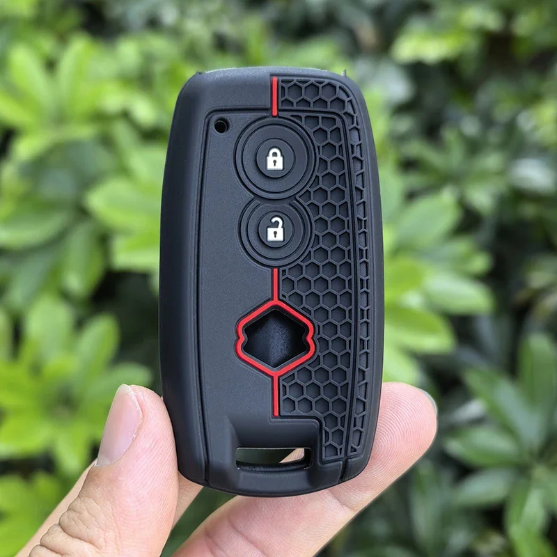 Premium Silicone Key Fob Protector with Keychain Accessory