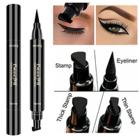 Big Seal Stamp Liquid Eyeliner Pen Waterproof Fast Dry Black Eye Liner Pencil With Eyeliner Cosmetic Double-ended Eyeliner 1
