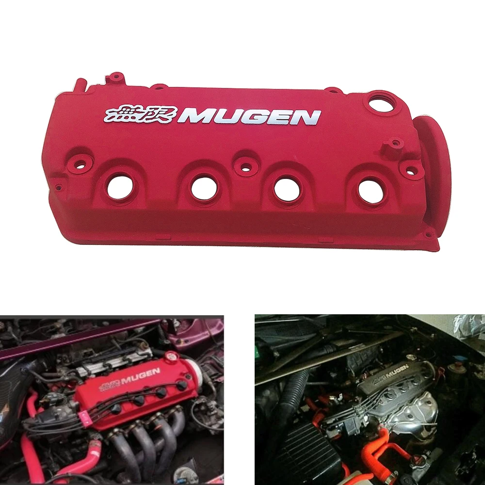 Mugen Style Valve Racing Rocker Engine Chamber Cover for Honda Civic D16 VTEC D16Y8 D16Z6