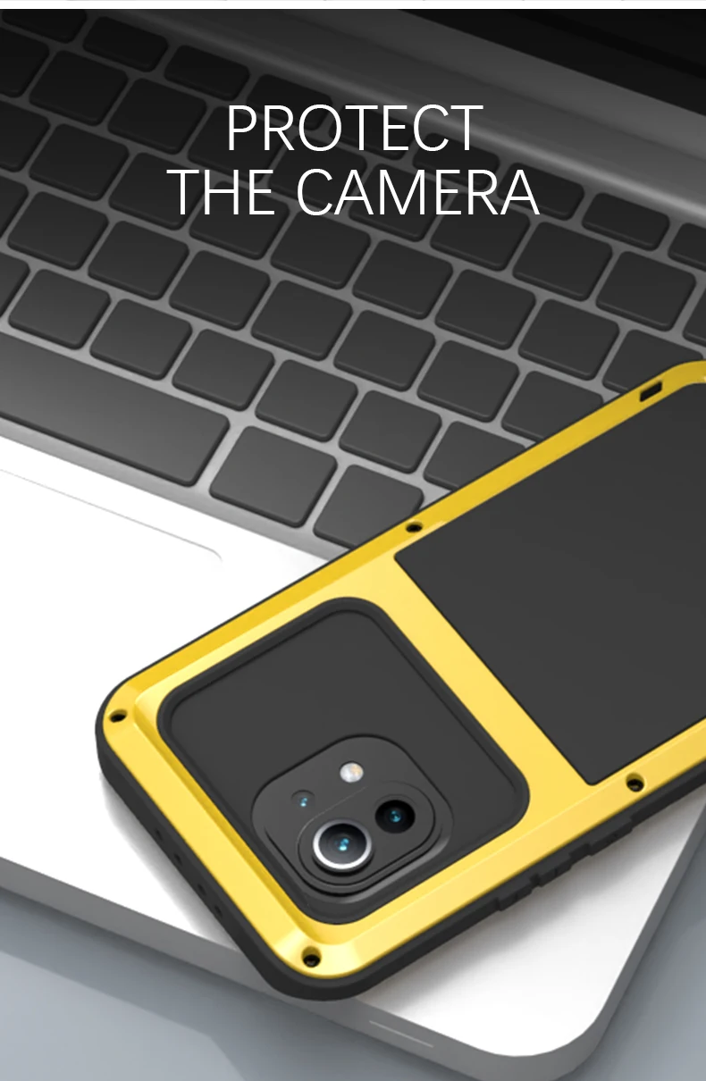 Dropshipping Powerful Metal Armor For Xiaomi Mi 11 Waterproof Shockproof Rugged Full Protective For Xiaomi 11 Mi11 CASE Cover