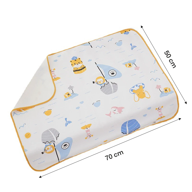 Cotton Washable Baby Changing Mat Cover Portable Baby Changing Table Reusable Mattress Pad for Newborn Mats to Play Crib Sheets