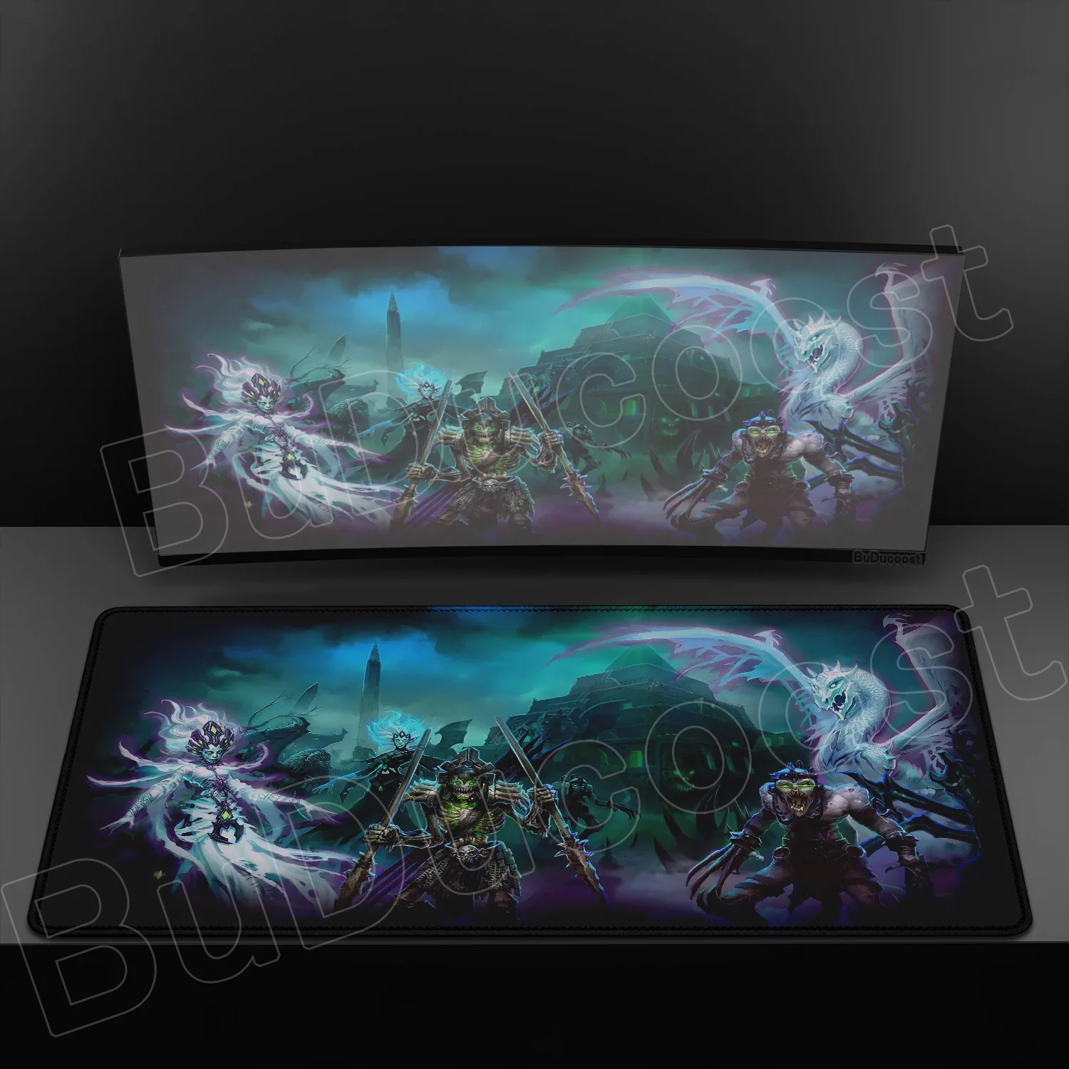 Heroes of Might and Magic Medieval Game Desk Mat - HD Print XXL Non-Slip Mouse Pad