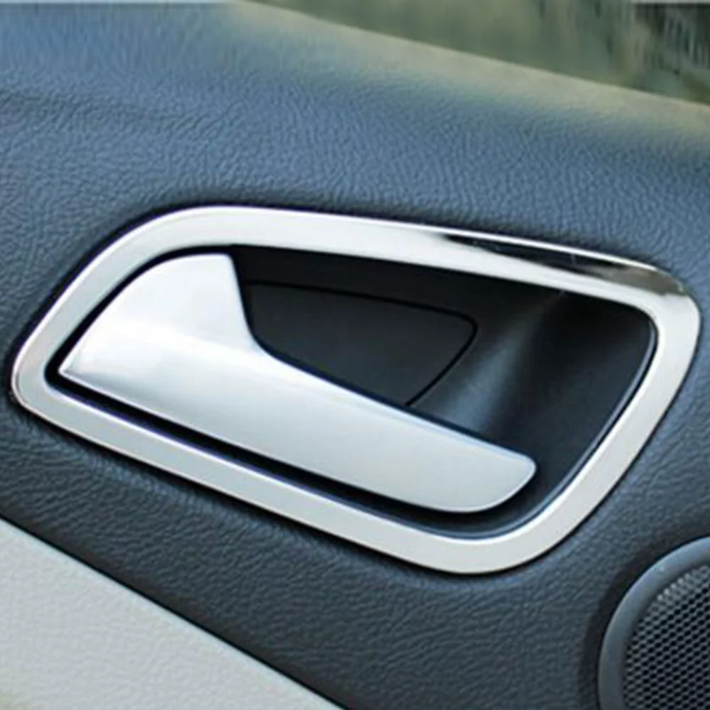 

Daefar ABS Chrome Car Interior Door Handle Cover Trim Door Bowl Stickers Decoration For Ford Kuga Escape 2013 - 2017 Accessories