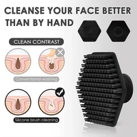 Men Facial Cleaning Brush Scrubber Silicone Miniature Face Deep Clean Shave Massage Face Scrub Brush Face Cleaner 1
