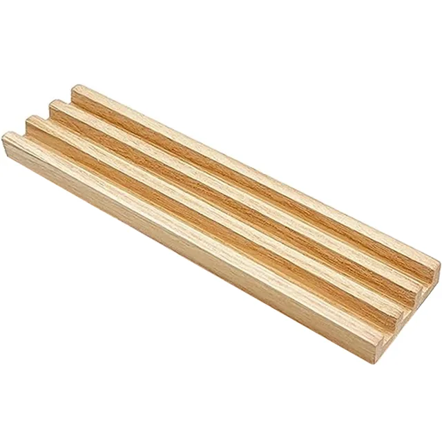 Wooden Anti-slip Base Tray for Domino Game Accessories Multi-function Design Natural Wood Storage Organizer Family Fun Wooden 3